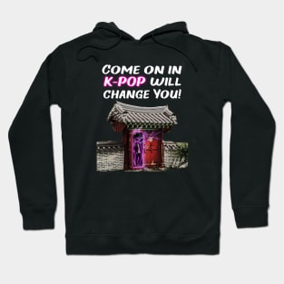 K-POP will change you! - Glowing portal and lightning Hoodie